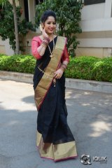 Madhavi Latha at Anushtanam Movie Audio Launch